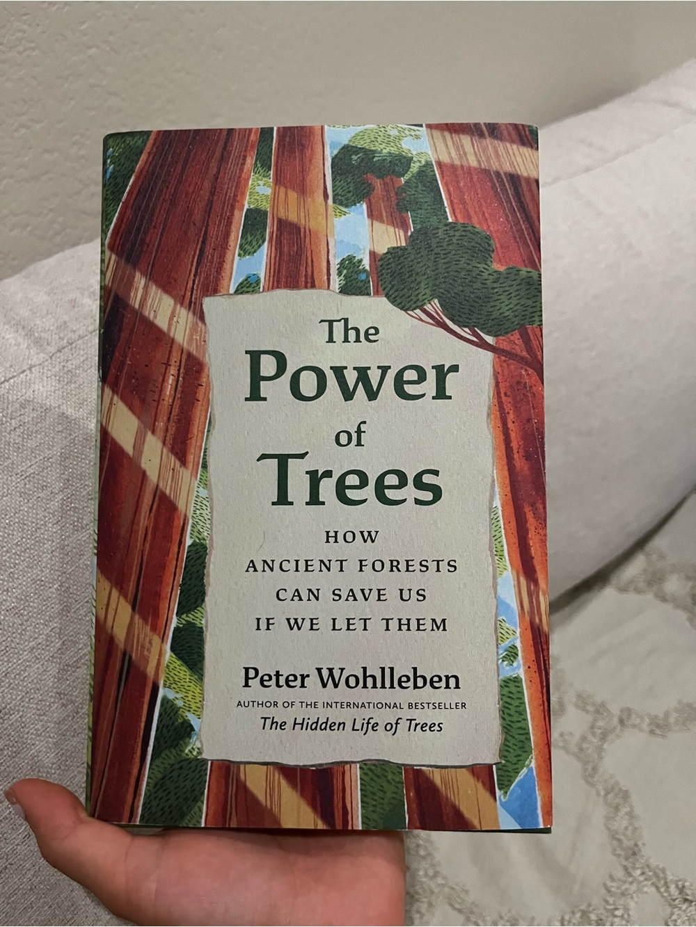 The Power of Trees by Peter Wohlleben - Green & Brown Nature Cover